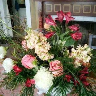 Yelp Slumber Party at The Prairie Guest House. We provided flowers  for the gathering areas and 1 for each of the guests.