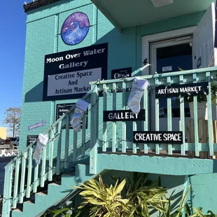Moon Over Water on Austin Street Rockport Texas