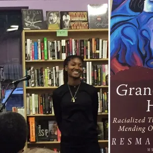 They host many book reading here! It was a packed room for Resmaa Menakem's new book, "My Grandmother's Hands."