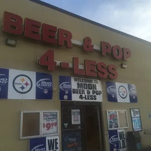 Moon beer and pop