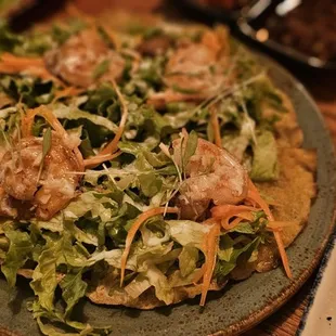 Banh xeo tostada