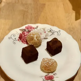 Sweet bites to end the chef's tasting