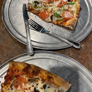 Vegetarian Pizza slice