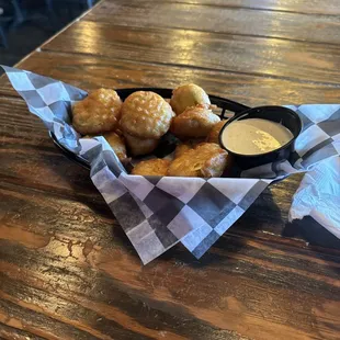 Beer battered pickle chips