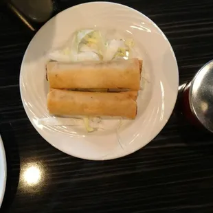 Egg rolls, delish.