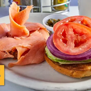 Nova Scotia Lox Bagel Sandwich