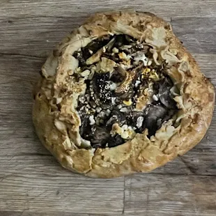Here&apos;s a picture of the mushroom  galette I purchased from Moon Water cafe in Appleton, WI.  This thing was so tasty and filling.  I