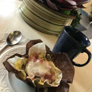 Crustless Quiche WITH bacon &amp; coffee from ACOCA