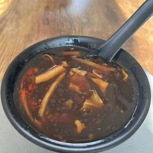 Hot Hot &amp; Sour Soup (V)