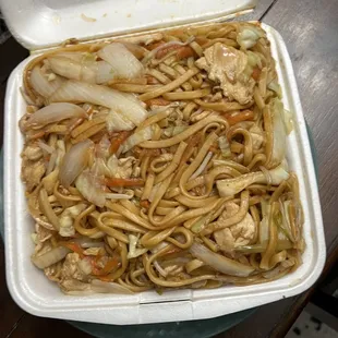 Not bad but noodles should not be fettuccini noodles!!