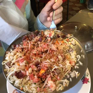 paella, food