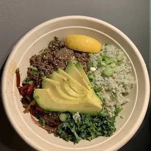 Avocado Bulgogi Bowl - I'm just not into the signature Impossible Meat undertone taste. The rest was coo.