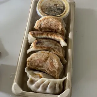 Sweet potato potstickers