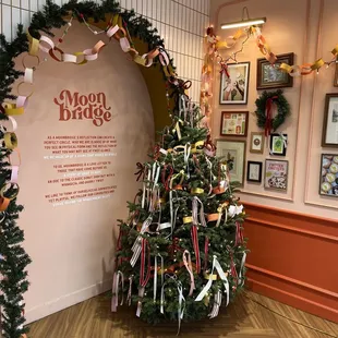 Beautifully decorated for Christmas