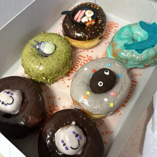 Studio Ghibli themed donuts