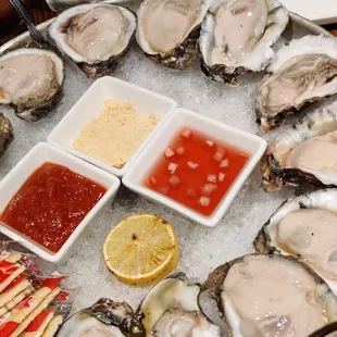 Oysters on the halfshell