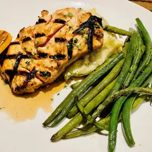 Maple Bourbon Glazed Salmon