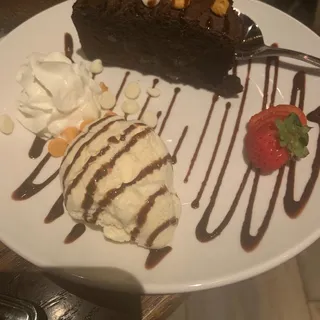 Double Fudge Chocolate Chip Brownie