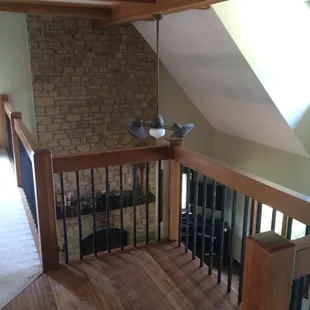 Big sky-view from loft.