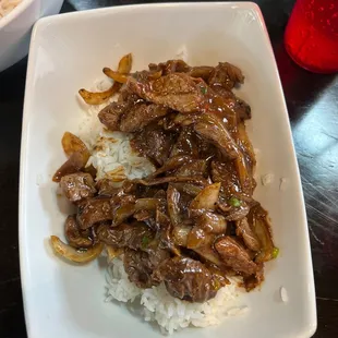 Shaken Beef Bowl