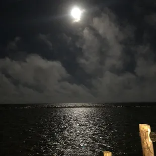 Perfect place to view a full moon.