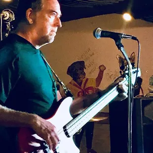 Tommy Valentine on bass