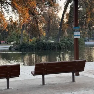 Filled pond looks good