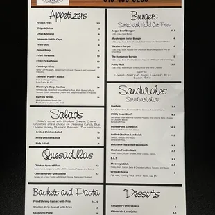 New 2021 menu!!!  Come to Mooneys! Wonderful owner, staff and food!!
