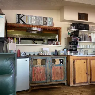 the kitchen and dining area