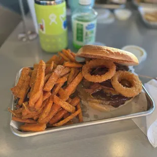 Western with Sweet Potato Fries