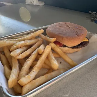 KID Burger Meal (served with no Toppings)