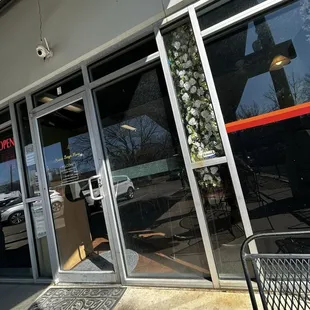 Outside