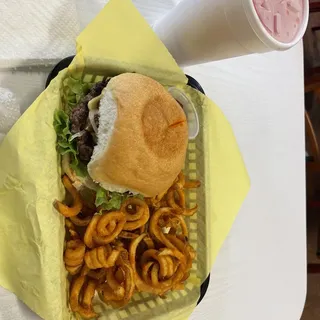 Mushroom and Swiss Burger