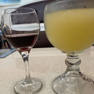 $8 for not even a HALF a glass of wine in a small wine glass!!! Rip off!!!!