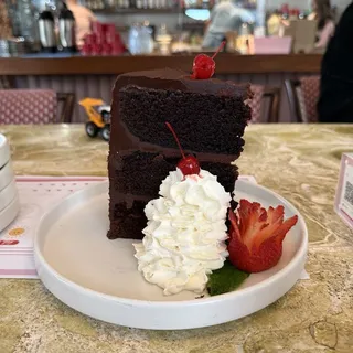 Jumbo Slice of Chocolate Cake
