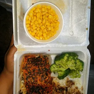 Jerked salmon