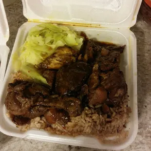 Stew chicken med. $10