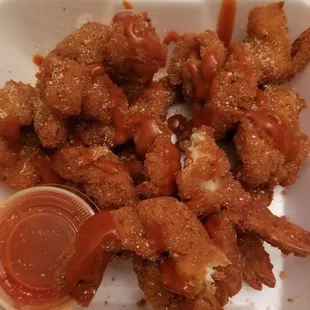 Fries shrimp