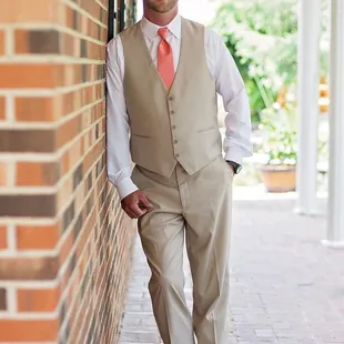 standing near the house on Patio