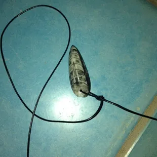 The necklace they strung for me at moonlight gemstones.