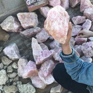 Rose Quartz at one of my favorite spots in Marfa