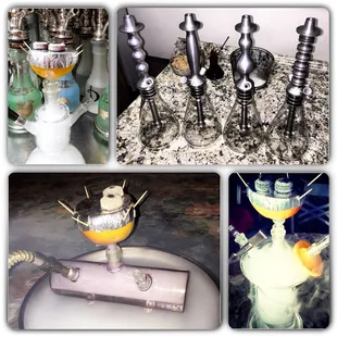 a variety of cocktails