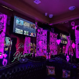 Poker themed room