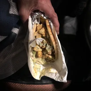 Chicken Saj  Absolutely delicious!  Chicken is super moist and render, great flavor, really really good :-)  w 20. Chicken Saj