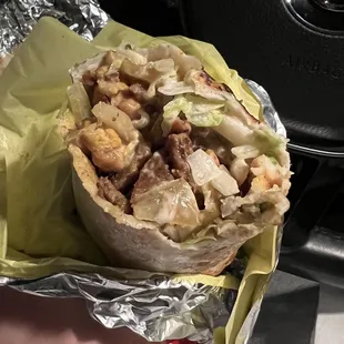 Lamb &amp; Chicken Saj