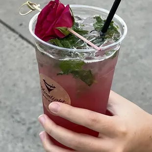 Pomegranate mojito