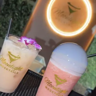 Dreamy Guava and Cotton Candy Frosé with a smoke bubble