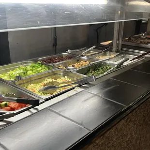 interior, salads