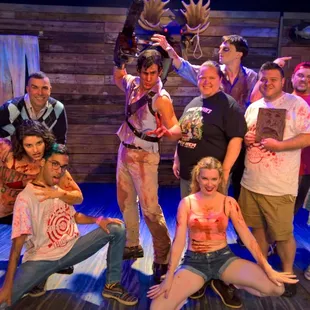 Picture of us with the cast!