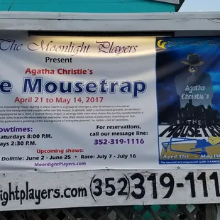The Mousetrap April 21- May 14, 2017
